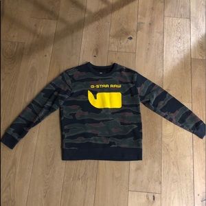 G-Star RAW camo sweatshirt size s/m